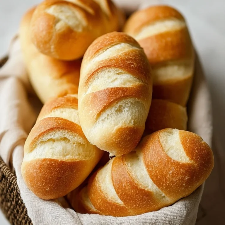 Freshly baked homemade hoagie rolls on a wooden cutting board