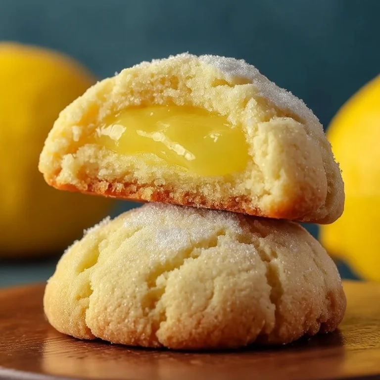 Delicious stuffed lemon cookies on a plate, perfect for dessert lovers.