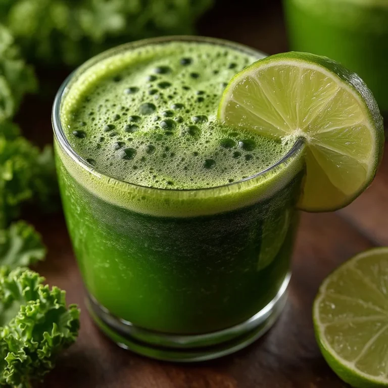 Refreshing Green Goddess Juice in a glass, promoting wellness and vitality.