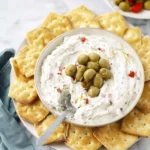 Easy olive dip recipe ready in just 10 minutes, perfect for parties and snacks.