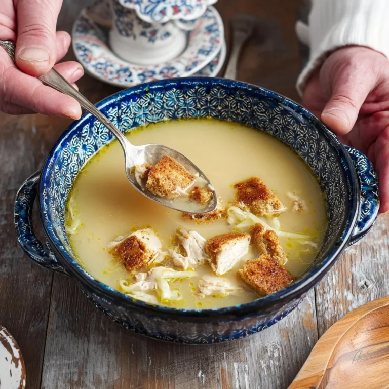 Bowl of chicken and ginger soup, a comforting elixir for the heart