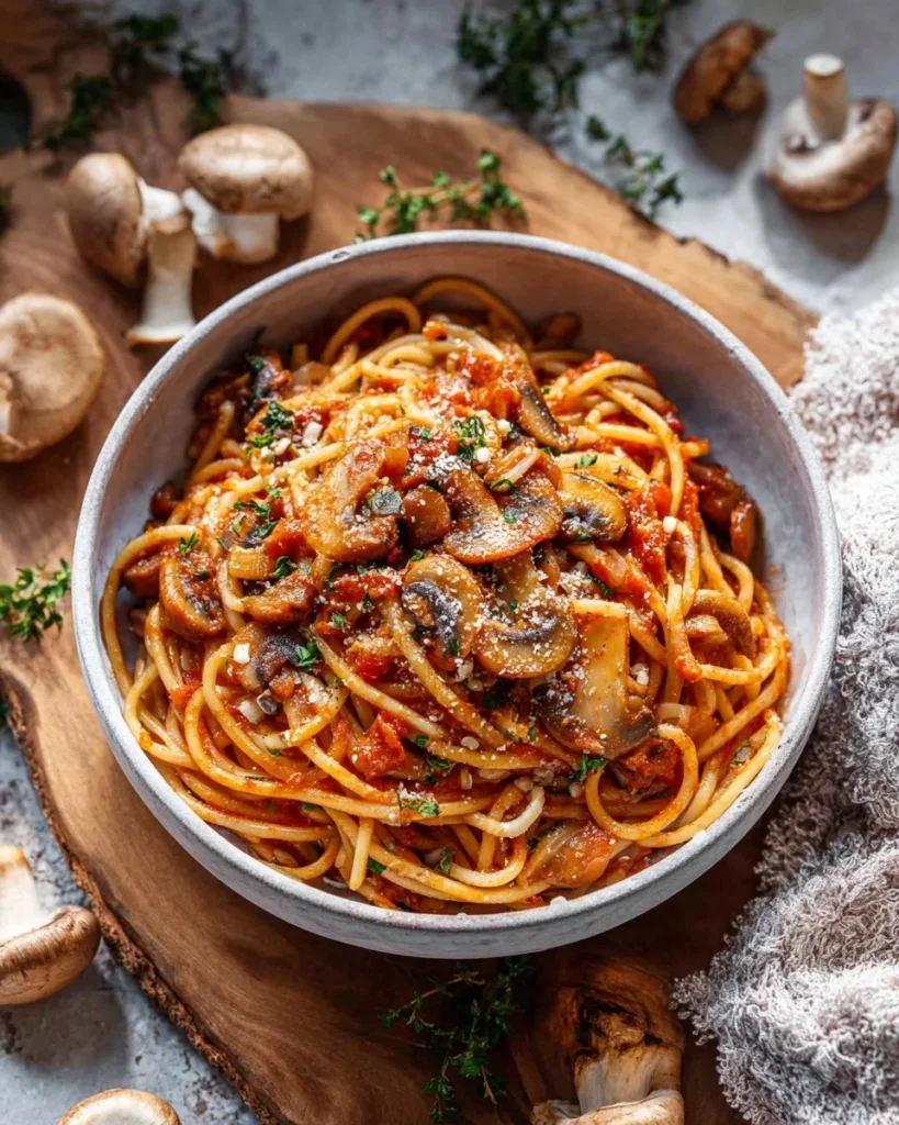 Delicious Instant Pot Spaghetti served in a bowl, perfect for busy weeknights.