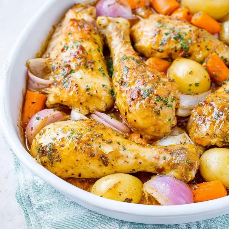Tender and juicy baked chicken legs, a perfect family meal option