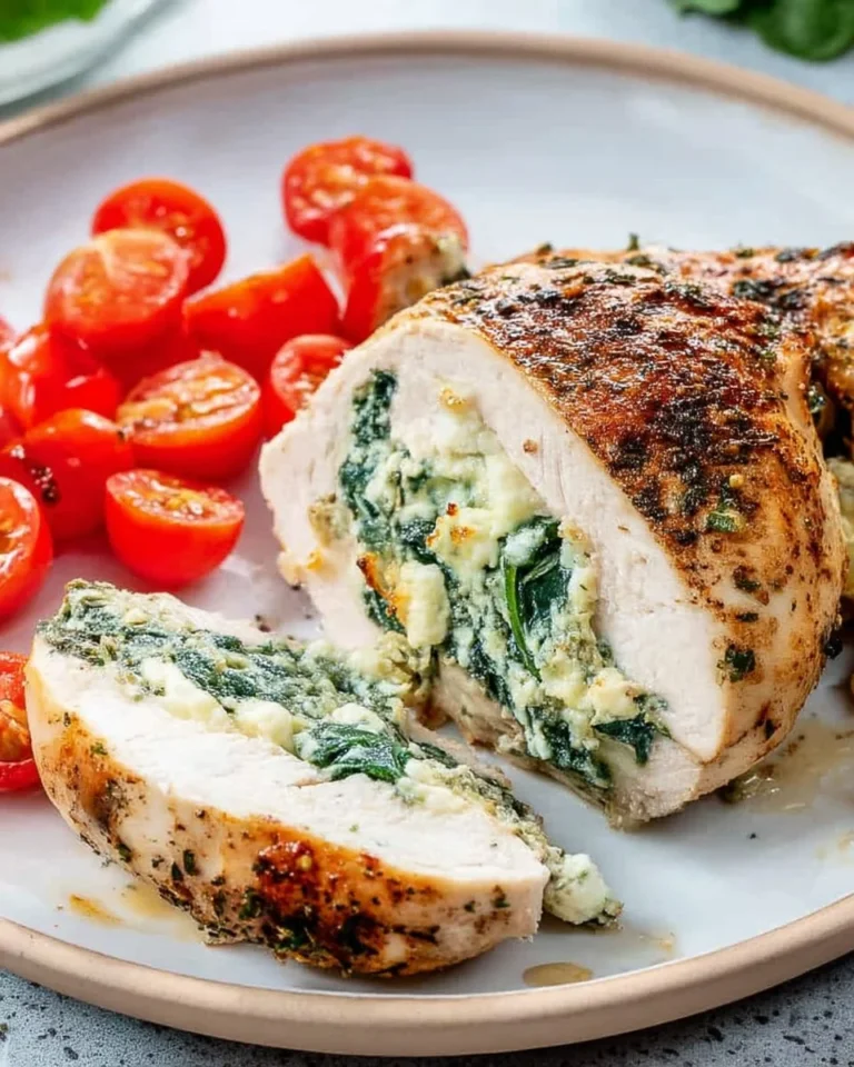 Delicious cheese stuffed chicken ready to serve on a plate