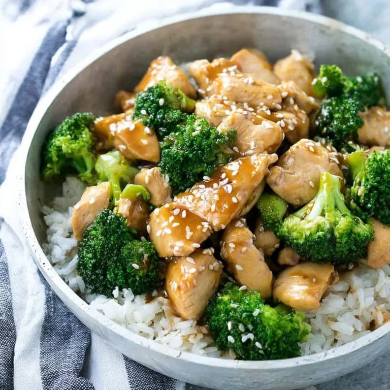 Delicious Chicken and Broccoli Stir-Fry served in a bowl with fresh ingredients.