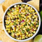 Fresh and vibrant Copycat Chipotle Corn Salsa served in a bowl