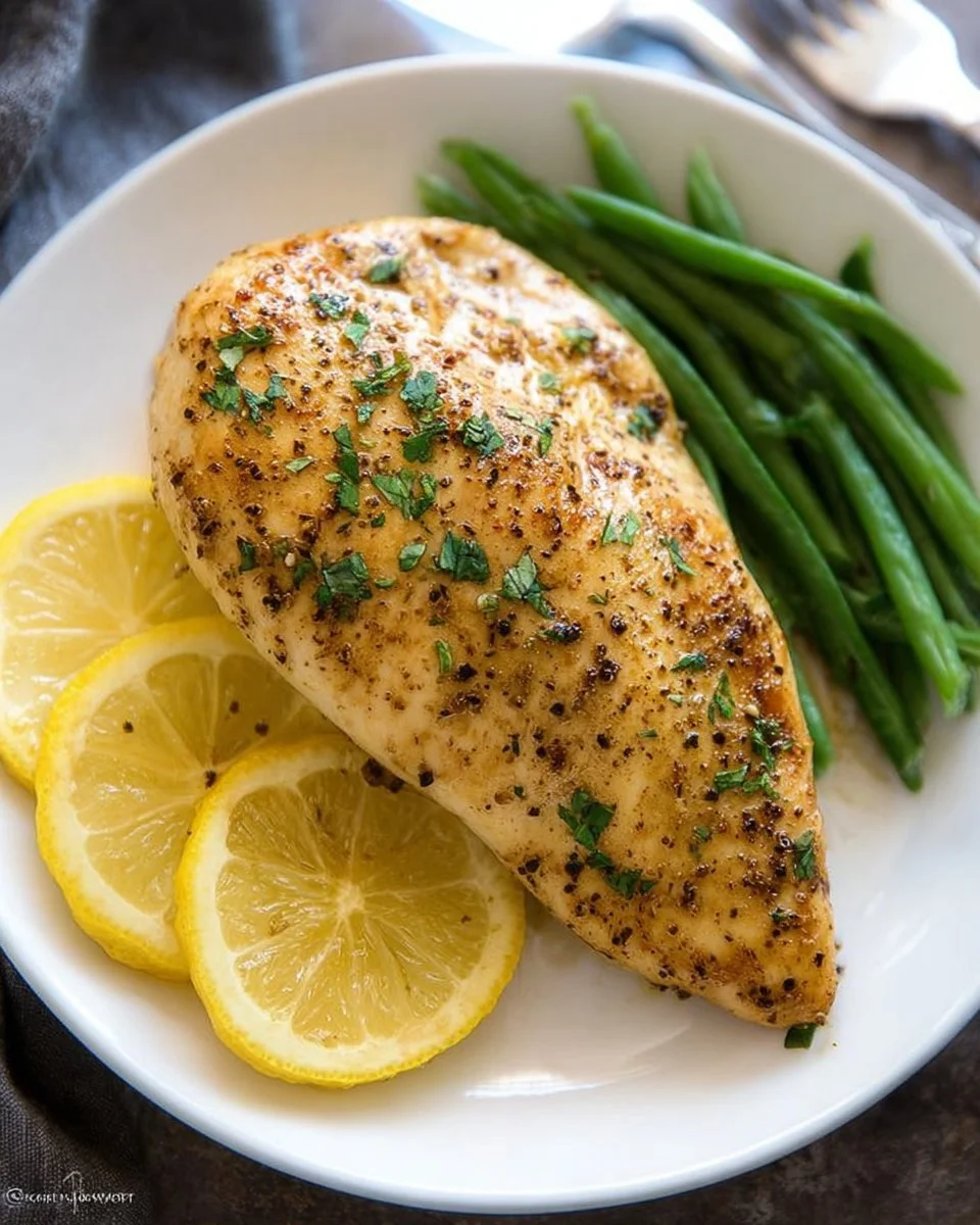 Healthy lemon pepper chicken grilled to perfection with fresh seasoning.