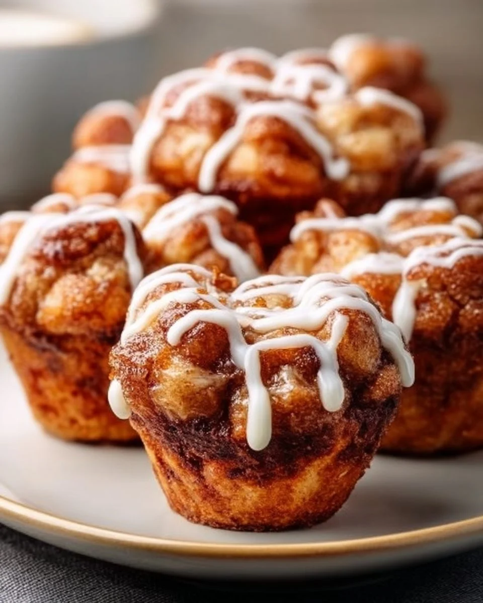 Delicious homemade Monkey Bread Muffins with a golden brown crust