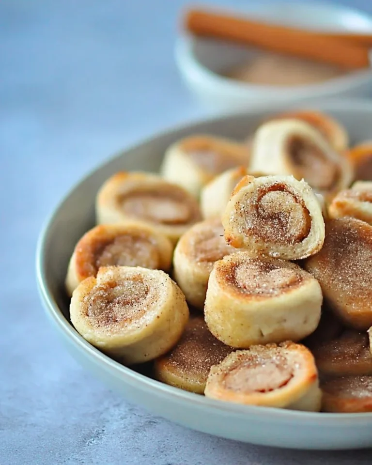 Keto Cinnamon Cream Cheese Bites with a sprinkle of cinnamon on top