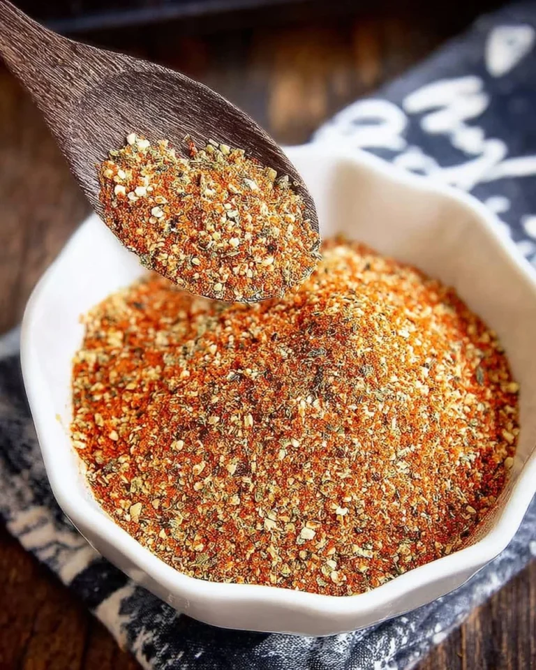 Homemade Salad Supreme seasoning mix in a bowl