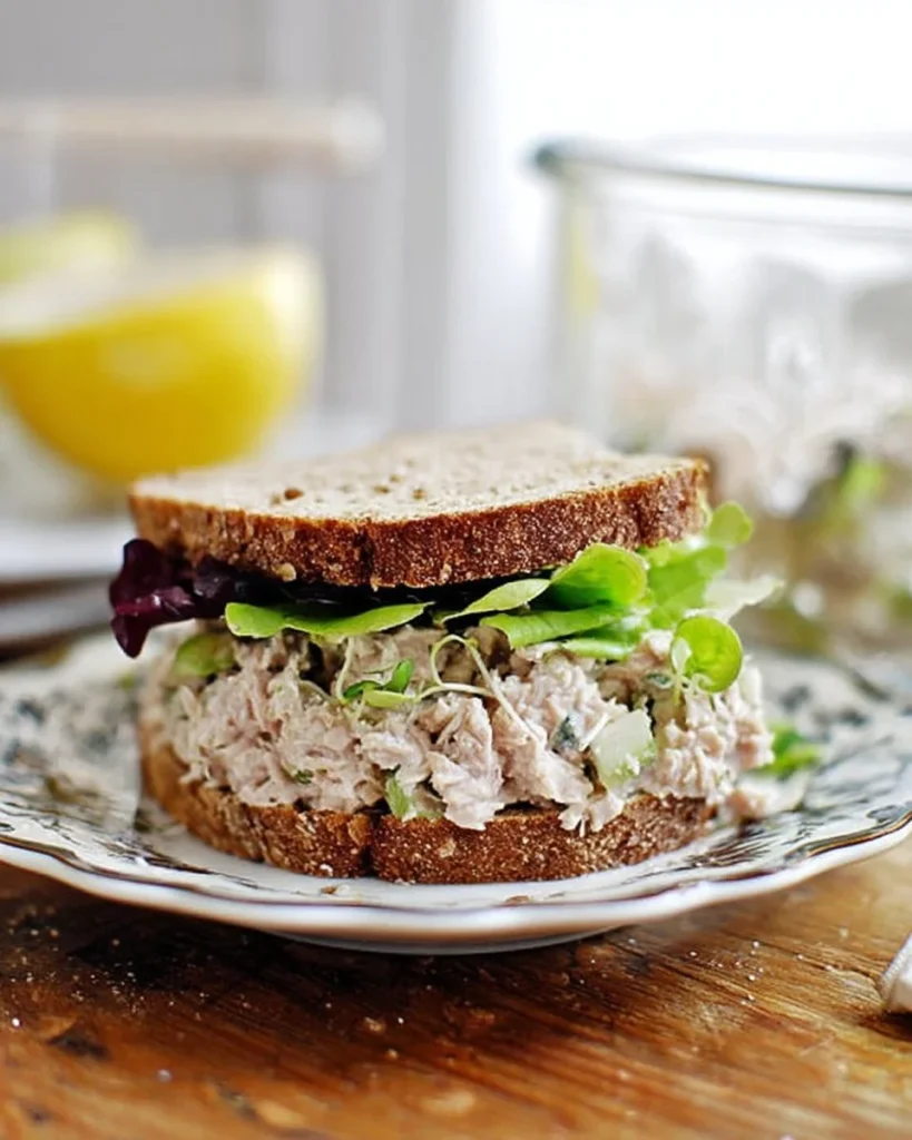 Delicious Sprouts Tuna Salad with fresh ingredients and rich flavors
