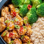 Teriyaki Chicken Meal Prep Bowl with veggies and rice for a healthy meal.