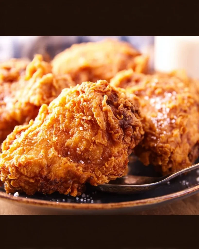 Delicious Southern Fried Chicken served with traditional sides.