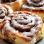 Deliciously baked absolutely sinful cinnamon rolls with icing