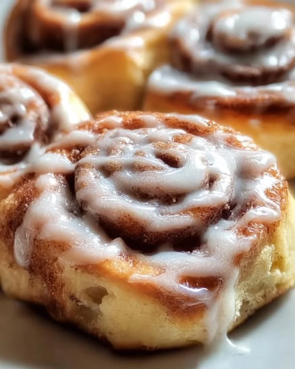 Deliciously baked absolutely sinful cinnamon rolls with icing