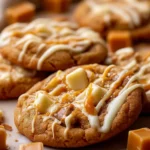 Delicious butterscotch cream fudge cookies on a plate