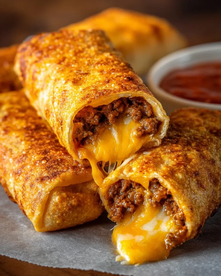 Cheesy taco sticks served with dipping sauce