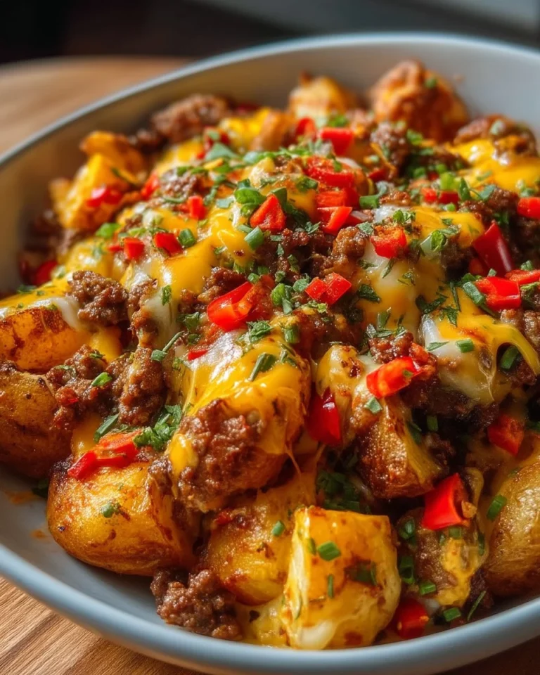 Delicious Loaded Southwest Potato Bowls topped with fresh ingredients.