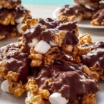 Delicious no-bake chocolate peanuts treats ready to enjoy