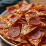 A bowl of crispy, cheesy Pizza Chips ready to be enjoyed.
