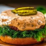 Spicy dill pickle burger sauce recipe for delicious, flavorful burgers