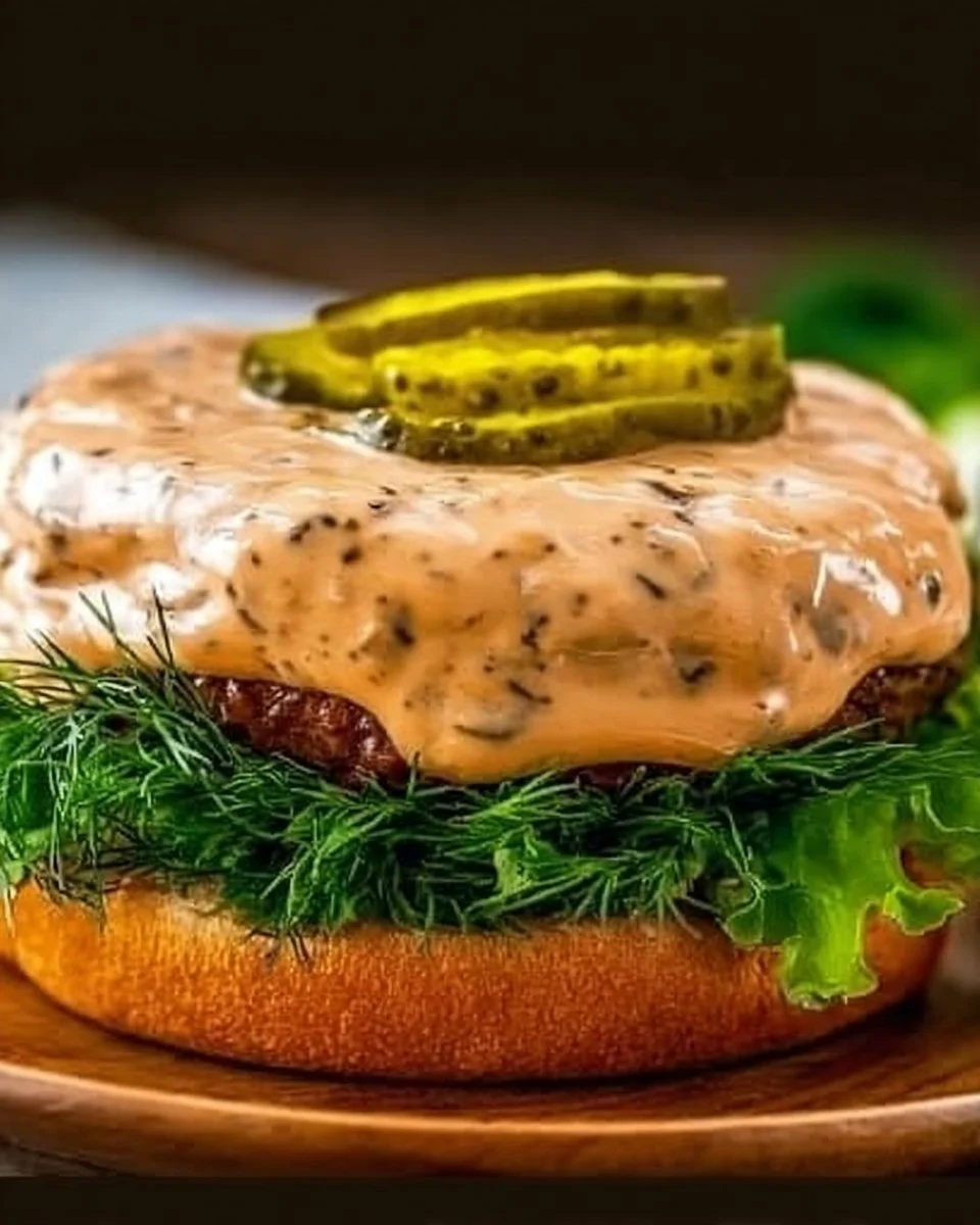 Spicy dill pickle burger sauce recipe for delicious, flavorful burgers