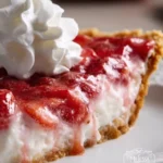 Strawberry Rhubarb Icebox Pie with fresh strawberries and rhubarb