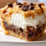 Delicious homemade Texas Trash Pie made with a mix of sweet and savory ingredients