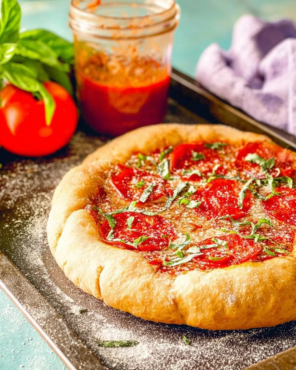 Quick and easy 2-ingredient pizza dough recipe