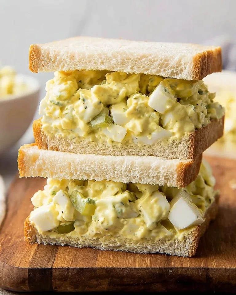 Cottage cheese egg salad served in a bowl with greens and crackers.