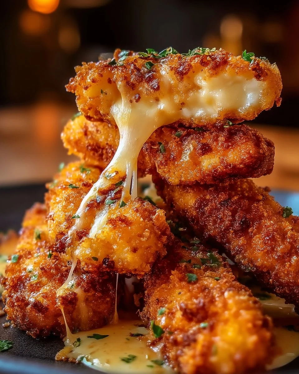 Delicious Crispy Crack Chicken Tender served on a plate with garnishes