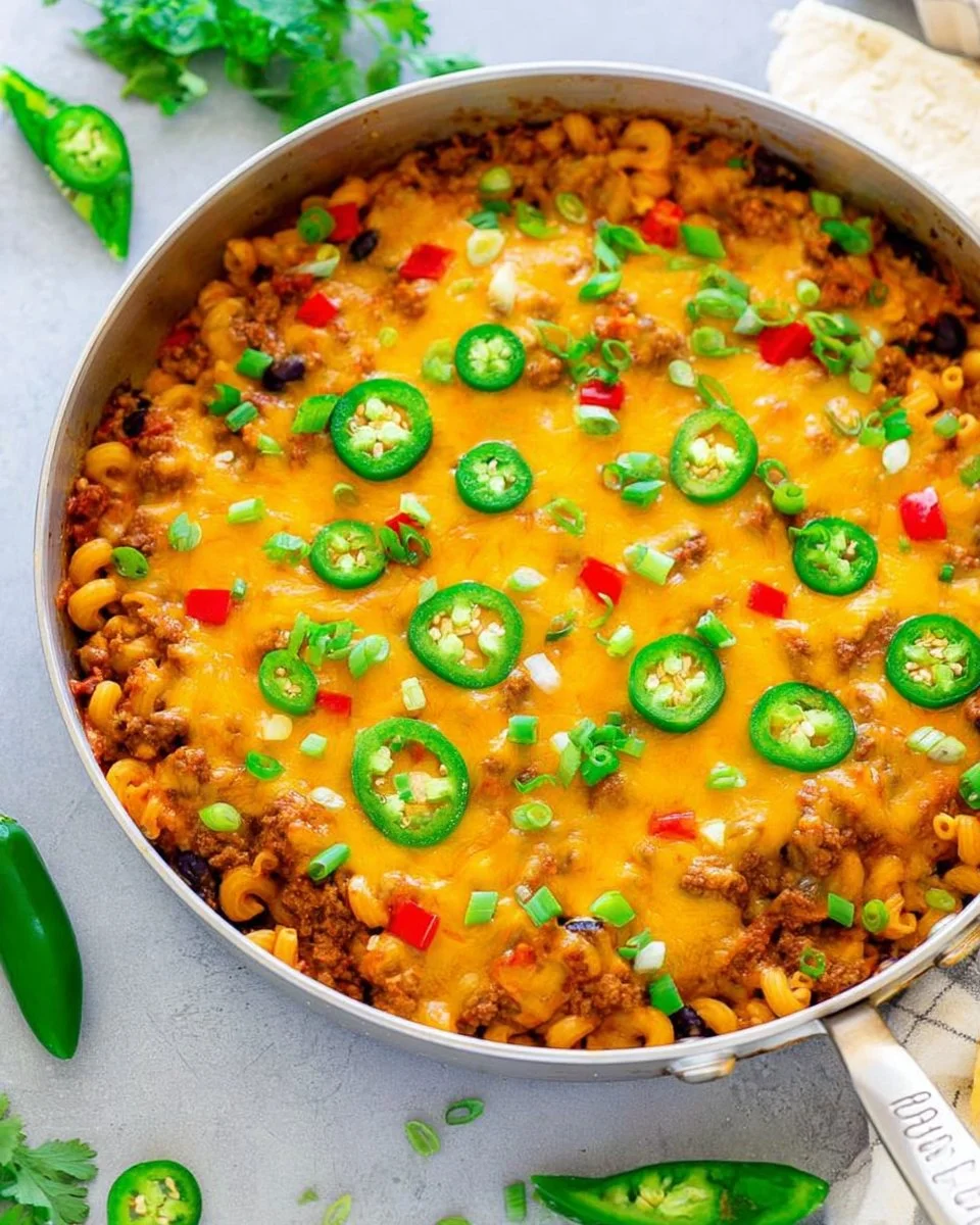 Quick Southwestern beef skillet prepared in 30 minutes with vibrant vegetables.