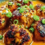 Delicious Low Carb Bang Bang Chicken served with a spicy sauce
