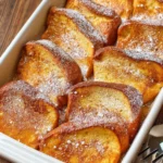 Delicious Overnight French Toast Bake fresh out of the oven