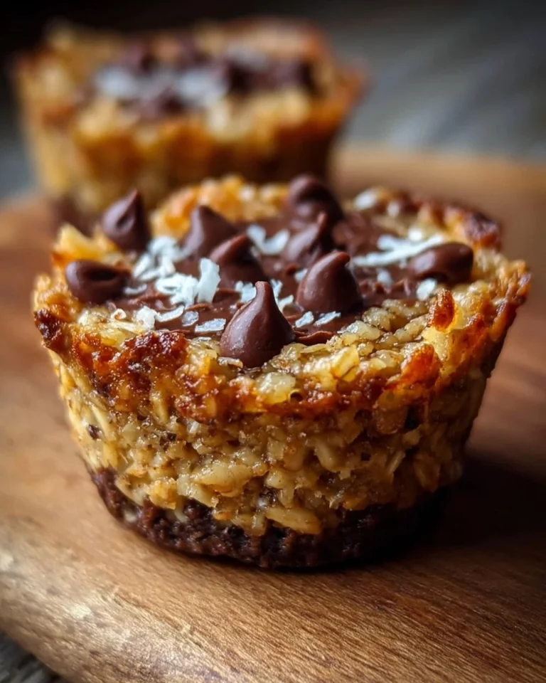 Homemade Peanut Butter Oat Cups for a healthy and tasty snack.