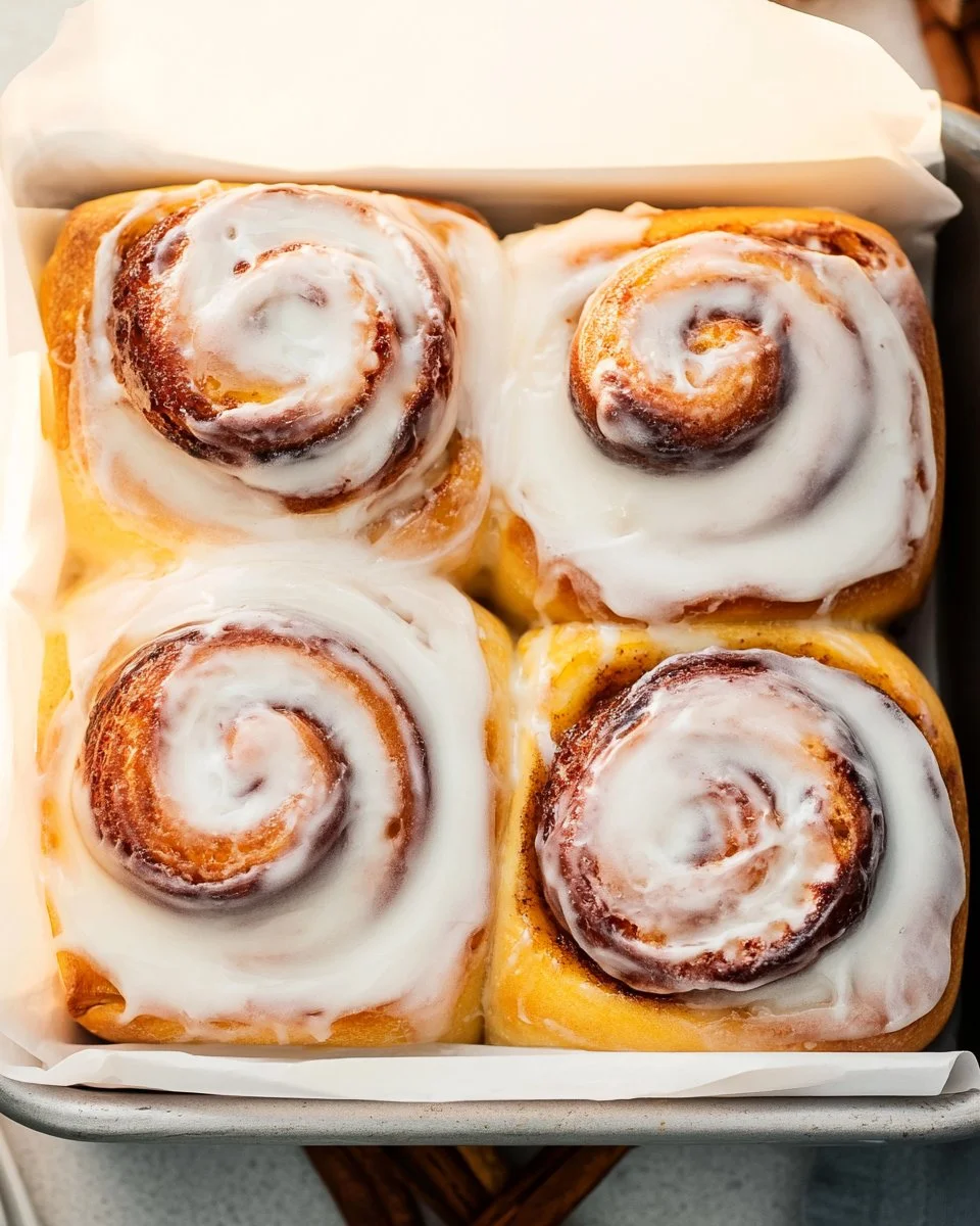 Delicious air fryer cinnamon rolls baked to perfection
