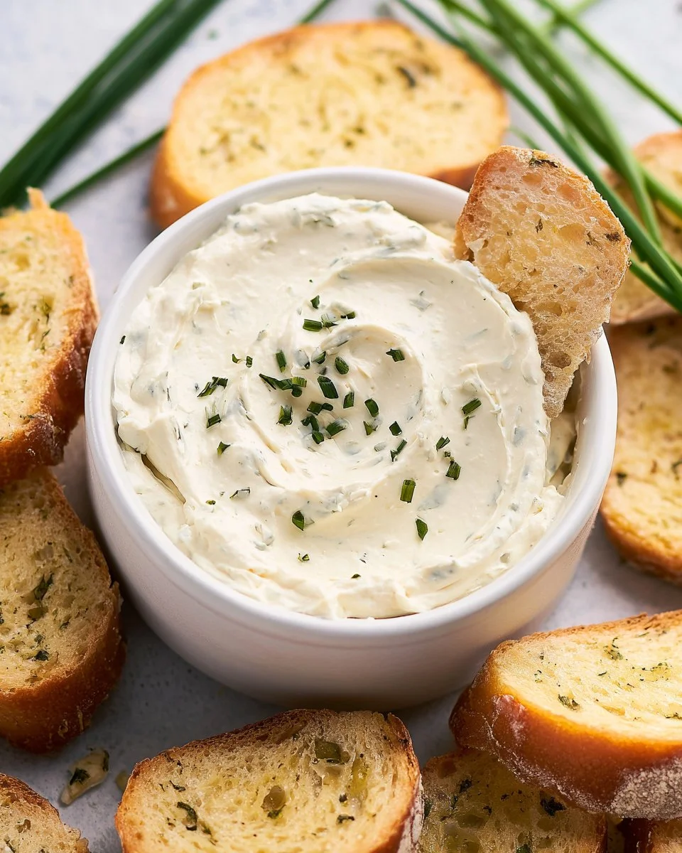 Homemade Boursin cheese, creamy herb spread recipe