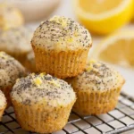 Mini Lemon Poppy Seed Muffins with a bright, zesty flavor