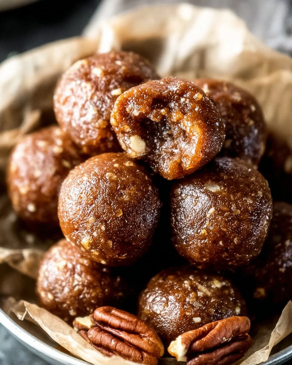 Delicious no-bake pecan pie balls for a sweet treat