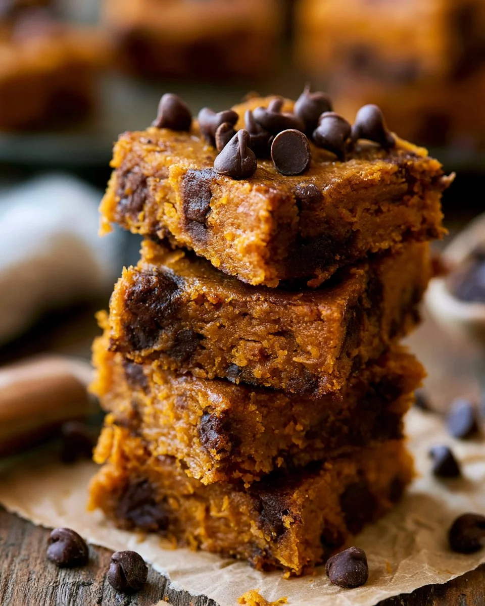 Delicious sweet potato blondies served on a plate, a healthy dessert option.