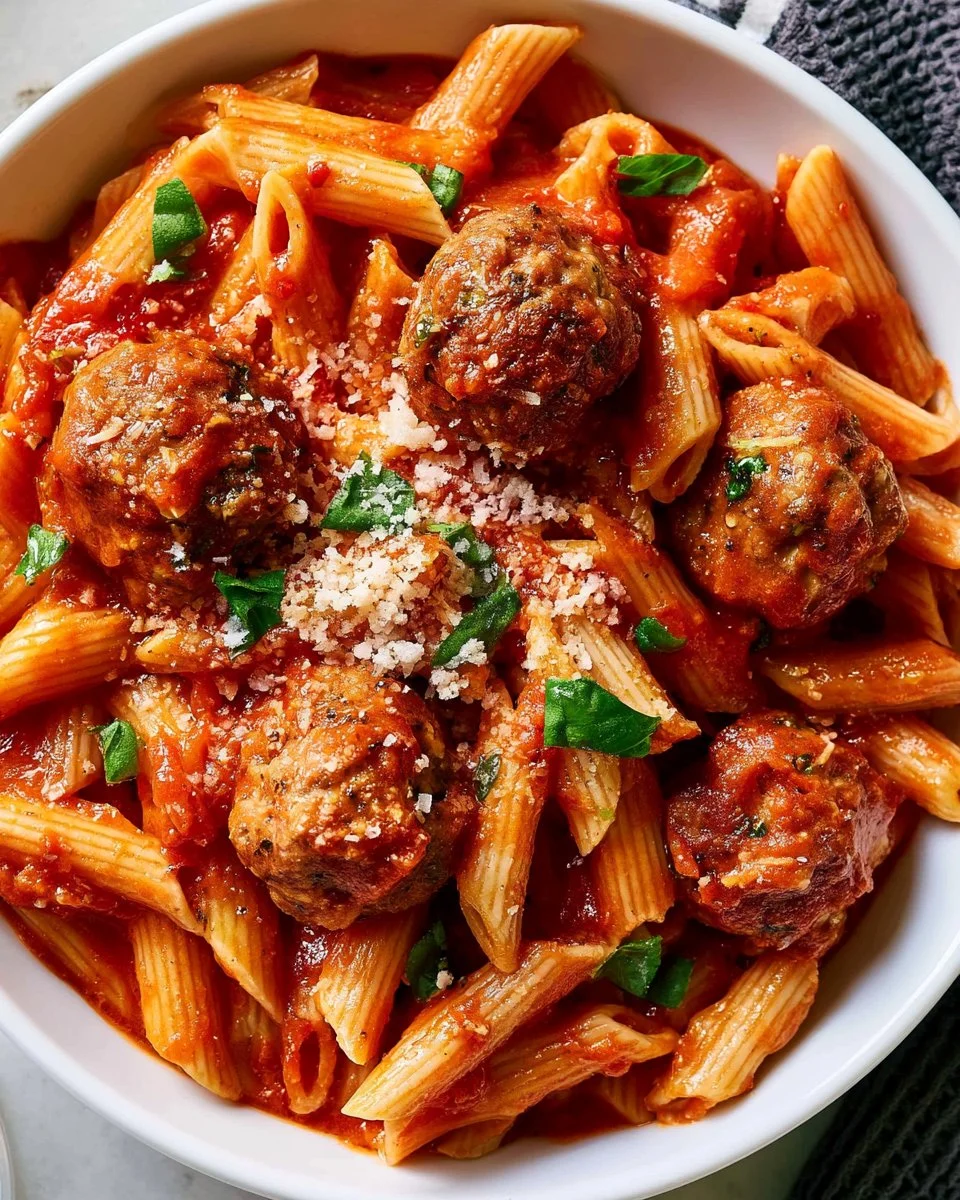 Zucchini Turkey Meatballs served on a plate with fresh parsley garnish