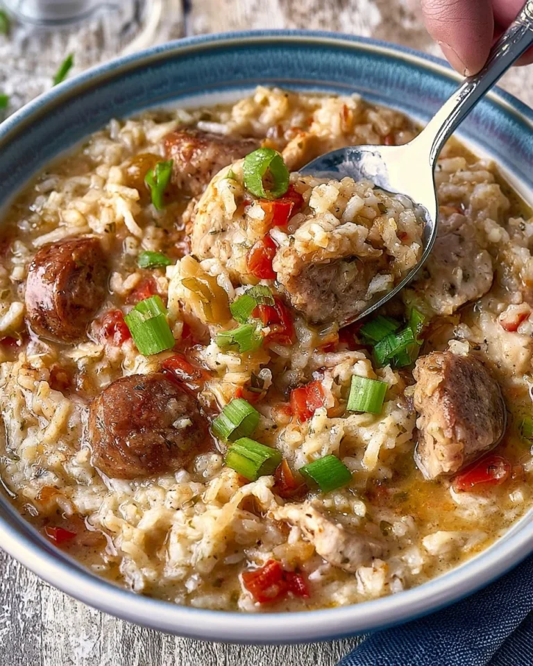 A hearty bowl of Chicken Bog with tender chicken, rice, and spices.