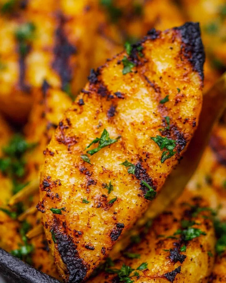 Delicious grilled potatoes seasoned and cooked to perfection on the grill