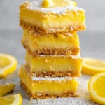 Delicious Keto Lemon Bars served on a plate with lemon slices