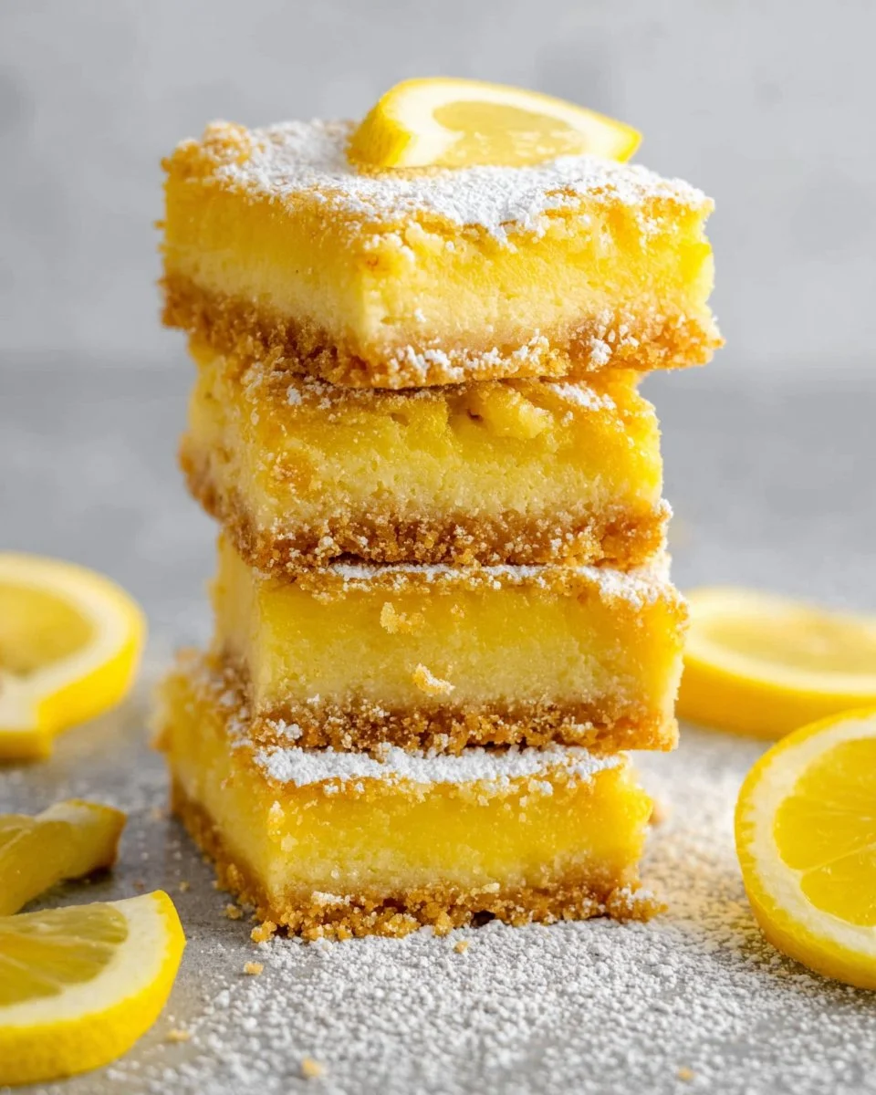 Delicious Keto Lemon Bars served on a plate with lemon slices
