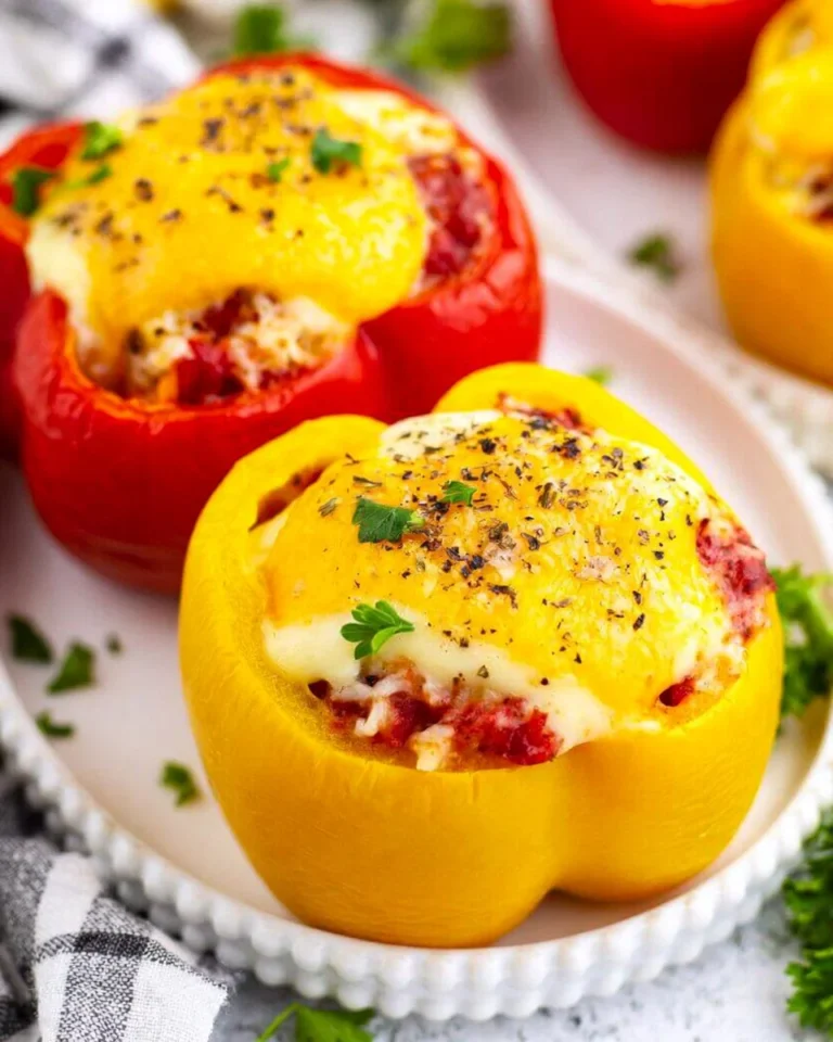 Deliciously prepared perfect stuffed peppers filled with savory ingredients