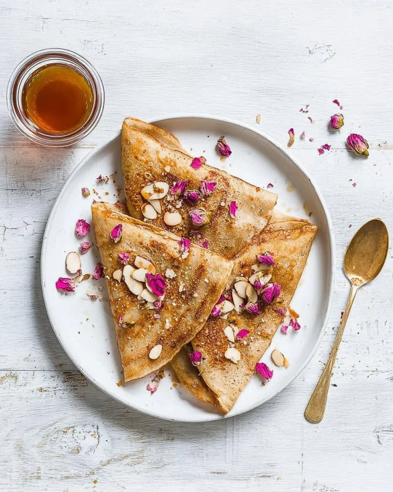 Delicious Plantain Pancakes served with syrup and fruit